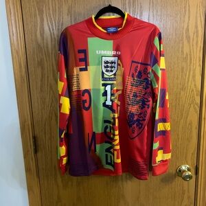 Retro England 1996 Goalkeeper Jersey